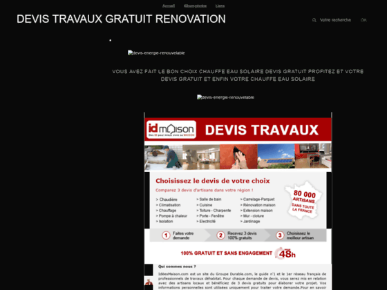DEVIS TRAVAUX GRATUIT RENOVATION