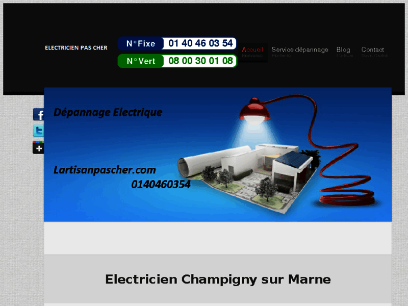 Electricien Champigny sur Marne