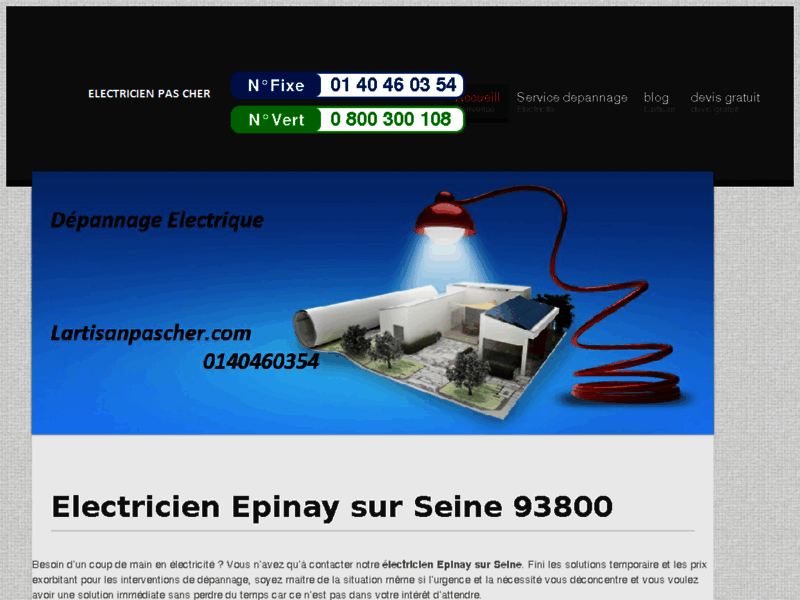 Electricien Epinay sur Seine