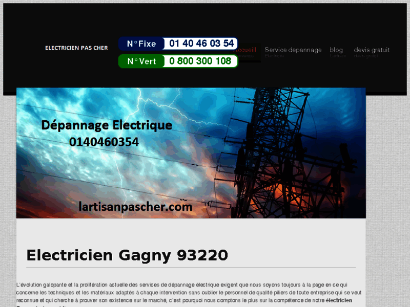 Electricien Gagny