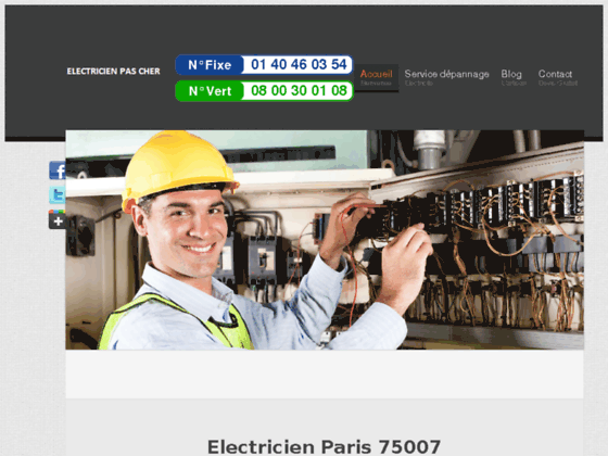 Electricien Paris 75007