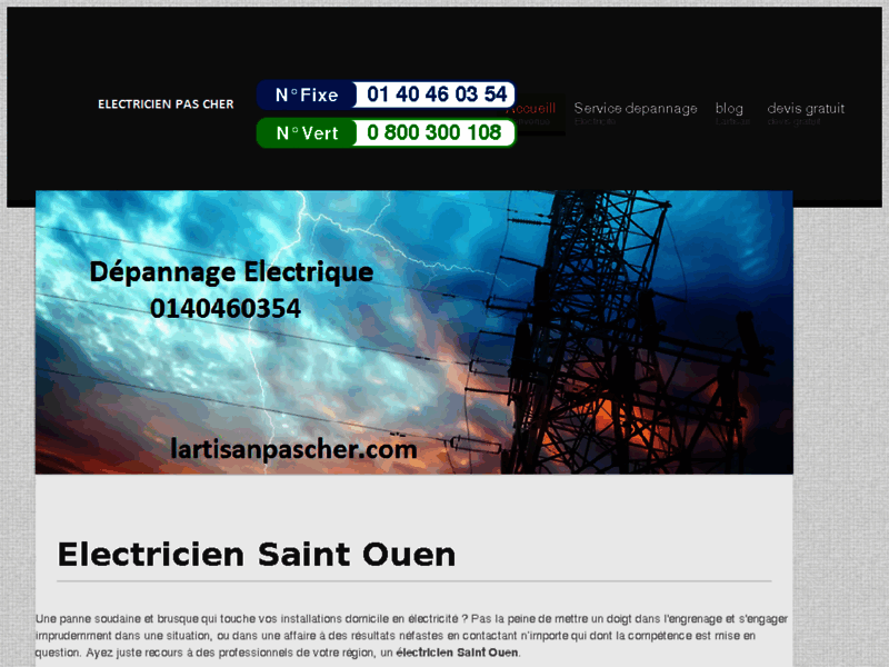 Electricien Saint Ouen