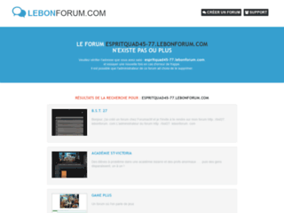 http://espritquad45-77.lebonforum.com/forum