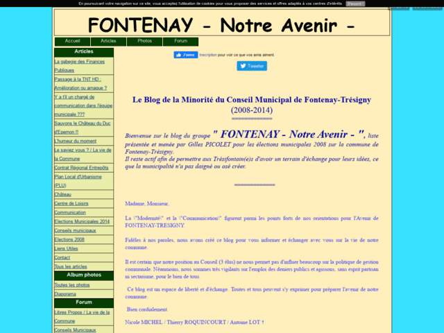 FONTENAY - Notre Avenir -