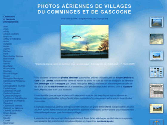 Photo image Photos aeriennes de villages du Comminges et de Gascogne