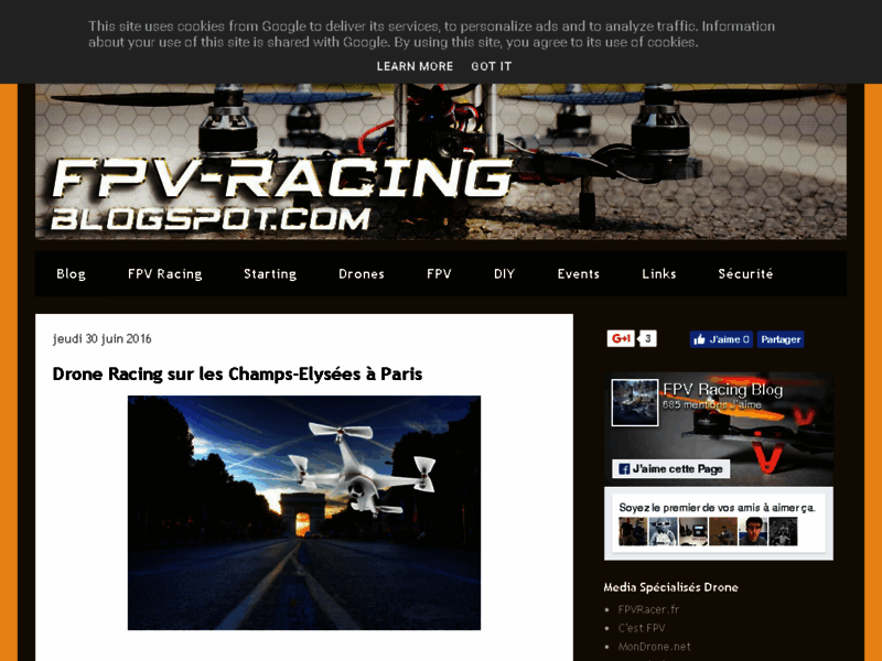 FPV Racing Blog - Courses en Low Riding pour Racer