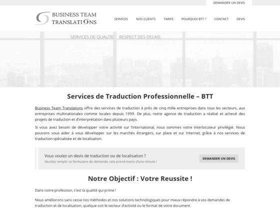 Agence de traduction - Business Team Translations
