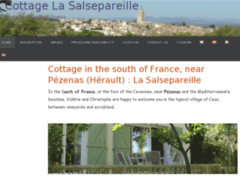 Site Détails : La Salsepareille, gîtes Pézenas dans l'Hérault.