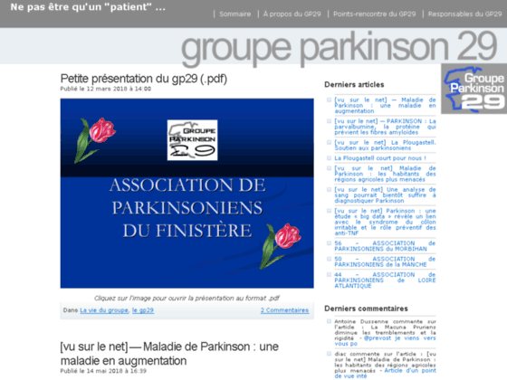 Photo image Groupe Parkinson 29