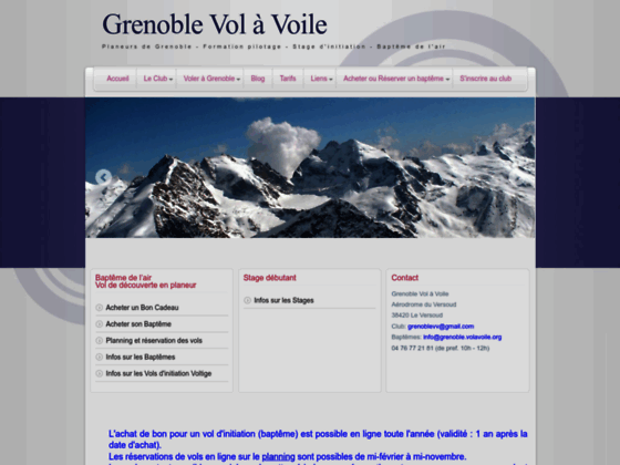Photo image Grenoble Vol  Voile