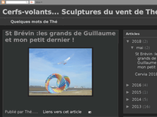 Cerfs-volants... Sculptures du vent de Thé, sur Breizh kam annuaire du cerf-volant