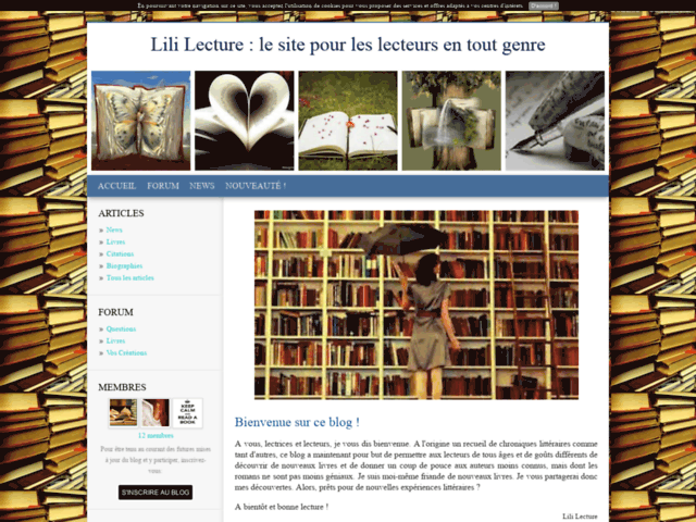 Lili Lecture : le site pour les lecteurs en tout genre