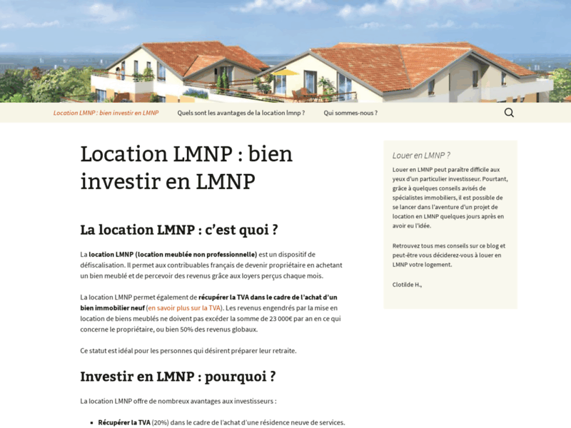 Découvrir la location LMNP