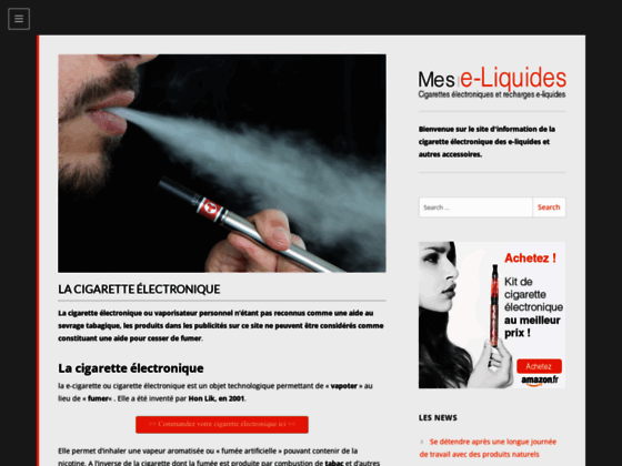 Mes e-Liquides | Cigarette Electronique et recharges e-liquides