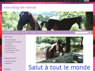 Mon blog de cheval