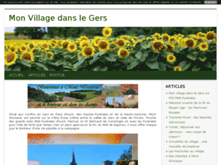 Mon Village dans le Gers : Mont d'Astarac