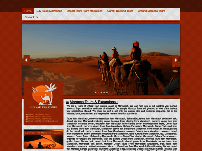 Morocco Desert Tour from Marrakech, Desert Trip from Marrakech, Sahara Tours, Excursion, Camel Trek