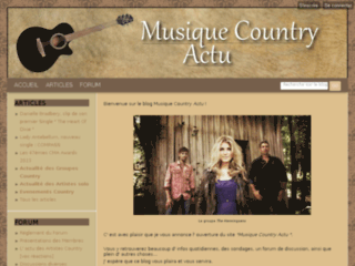 Musique Country Actu