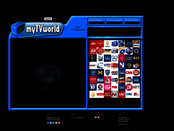 Regardez la t�l� du web avec myTVworld.com