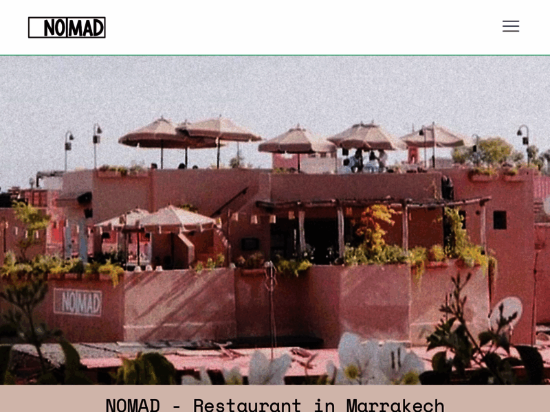 Website's screenshot : Marrakech Best Food