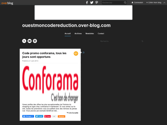code reduction conforama