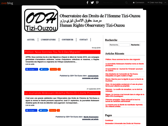 Observatoire des Droits de l'Homme Tizi-Ouzou
