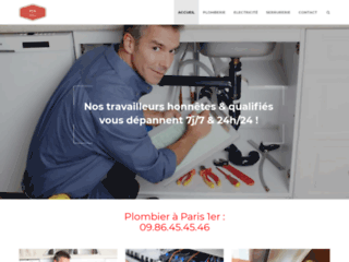Artisan plombier à Paris 1er : dépannage rapide