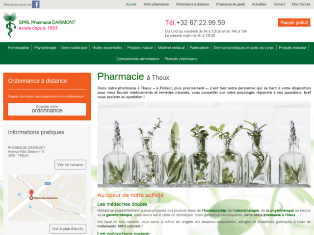 Pharmacie Darimont à Theux - Belgique