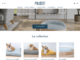 Philibert - Coussin et panier pour chien design - Made in France