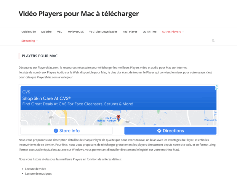 Players pour Mac à télécharger gratuitement