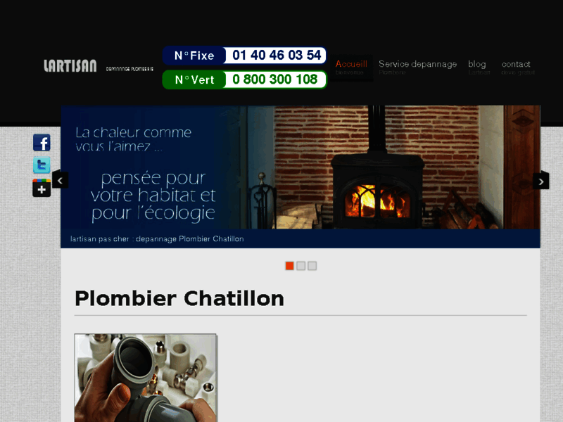 plombier Chatillon  -  plombier 92320