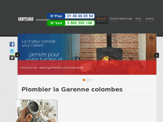 Plombier la Garenne colombes  - plombier 92250