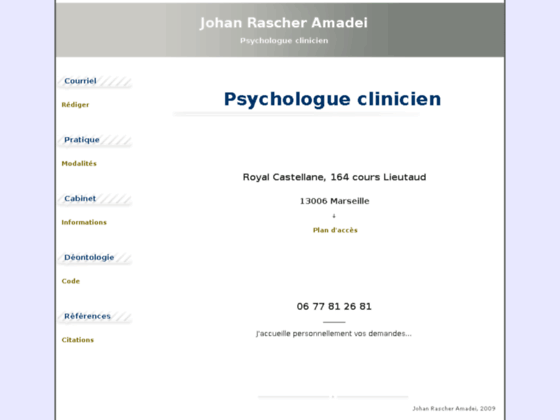 Psychologue clinicien - Marseille