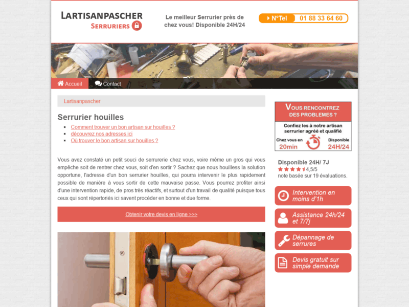 Serrurier Houilles : lartisanpascher.com
