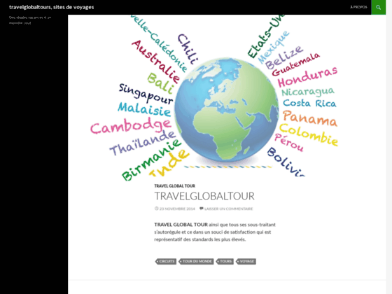 Travel world global tour