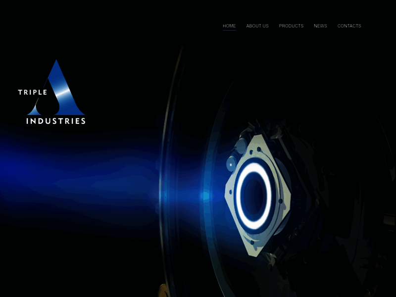 Site screenshot : Triple A Industries
