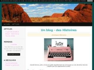 Un blog - une Histoire