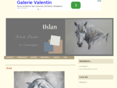 Uslan : artiste peintre du cheval en camargue