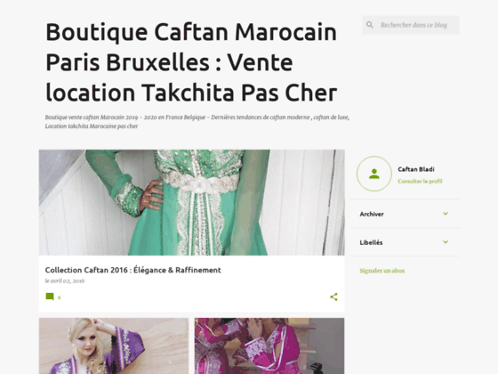 Boutique Vente caftan marocain en ligne Takchita