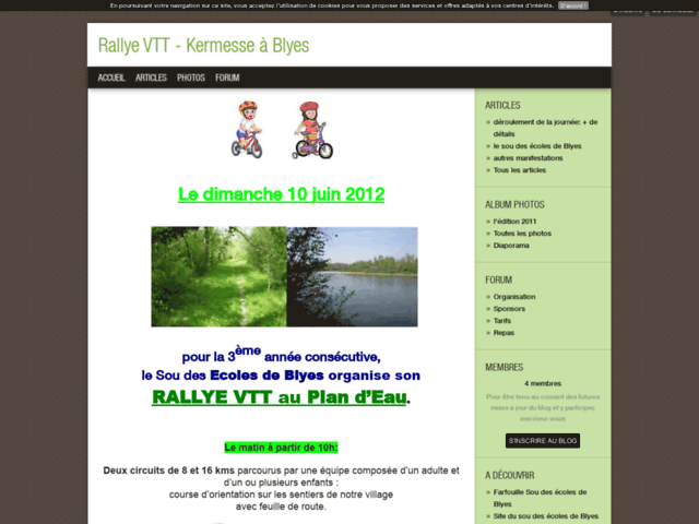 Rallye VTT familial à Blyes