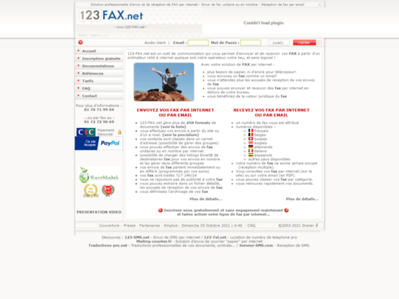 123-Fax Envoi reception de fax par internet par web en ligne ou email