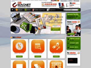 123-Magnet ~ Impression de magnet publicitaires