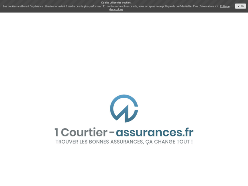 Screenshot du site : Courtier en Assurances