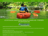 2X Aventures : Location de canoe kayak bateau vente descente de riviere du gave d'Oloron et du gave de Pau