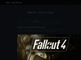 Fallout 4 : date de sortie, infos, actualité de Fallout 4