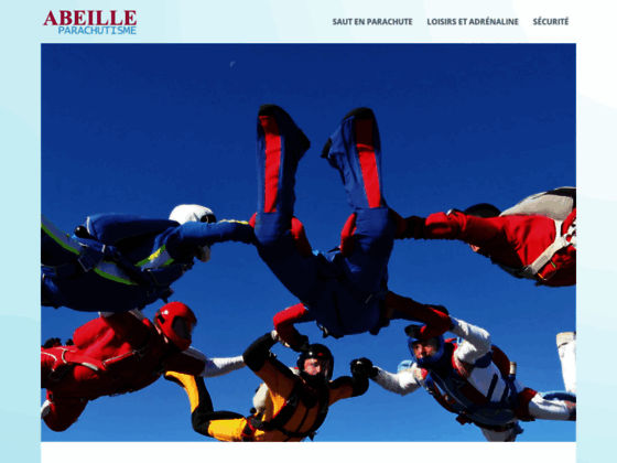 Photo image Abeille Parachutisme : bapteme saut en parachute - parachutisme - saut en tandem