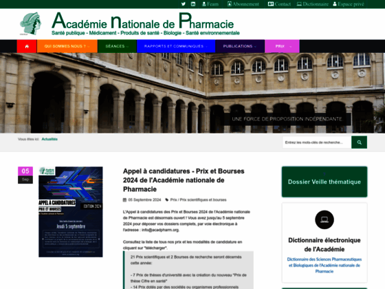 Photo image Academie nationale de pharmacie