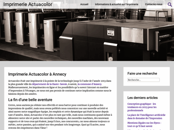 Actuacolor - Communication imprim�e et multim�dia