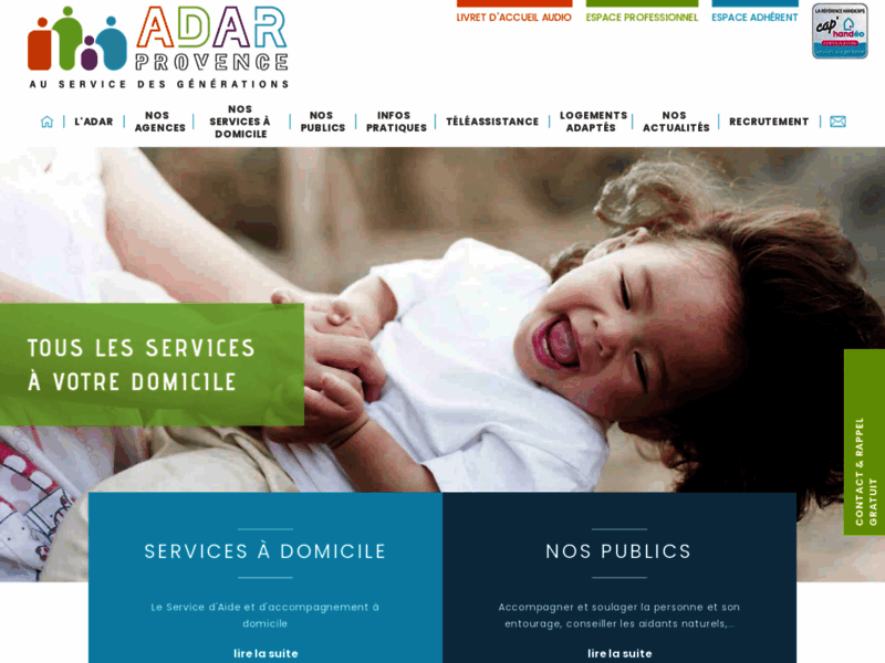ADAR Provence Association de services d'aide à domicile en Vaucluse et Bouches du Rhône