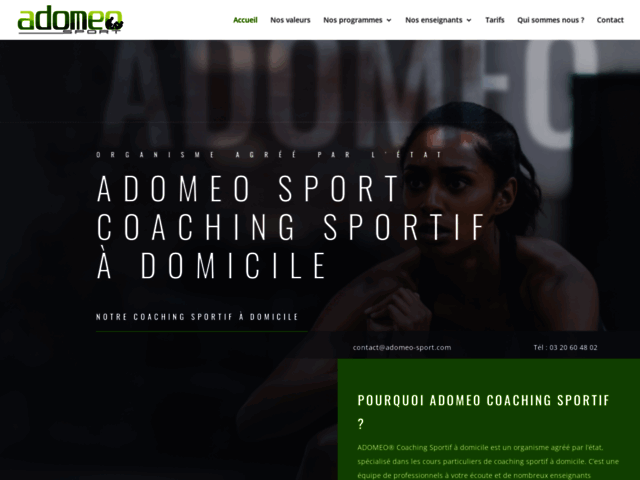 Adomeo sport - Coaching sportif à domicile
